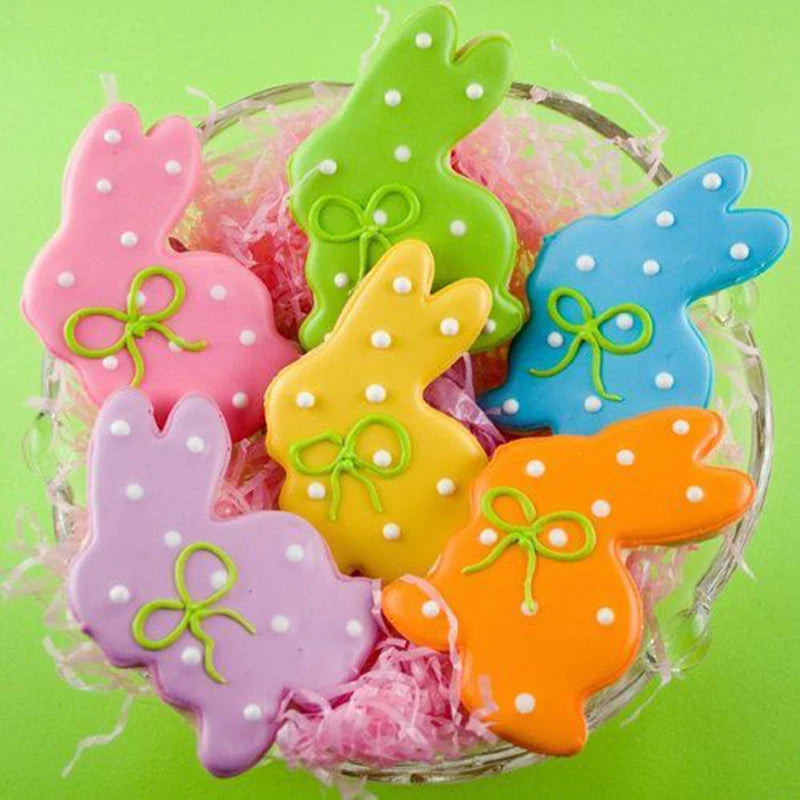 Easter Cookie Cutter Set - Bunny, Egg & Chick Molds for Spring Baking