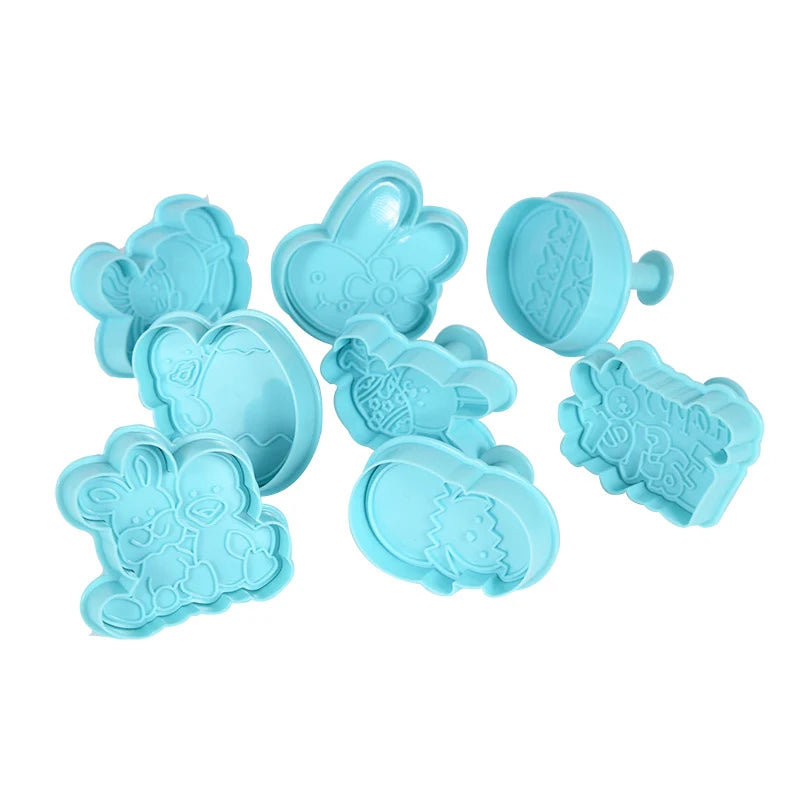 Easter Cookie Cutter Set - Bunny, Egg & Chick Molds for Spring Baking