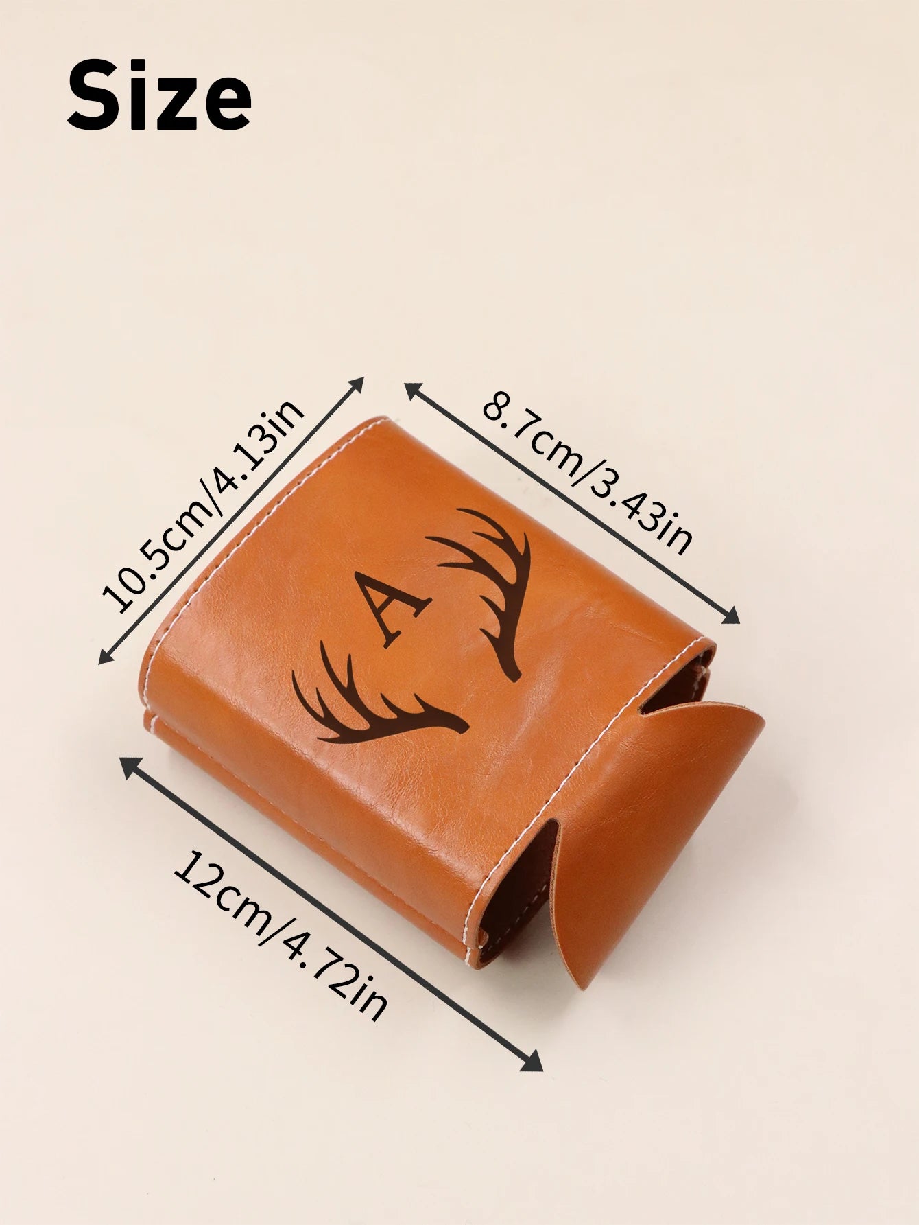 Personalized Leather Can Koozie – Custom Engraved Stubby Holder