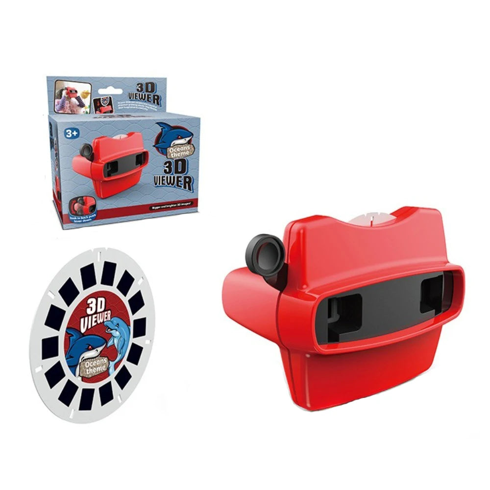 Kids 3D Viewer Educational Toy – Mini Theatre 3D Viewing Machine