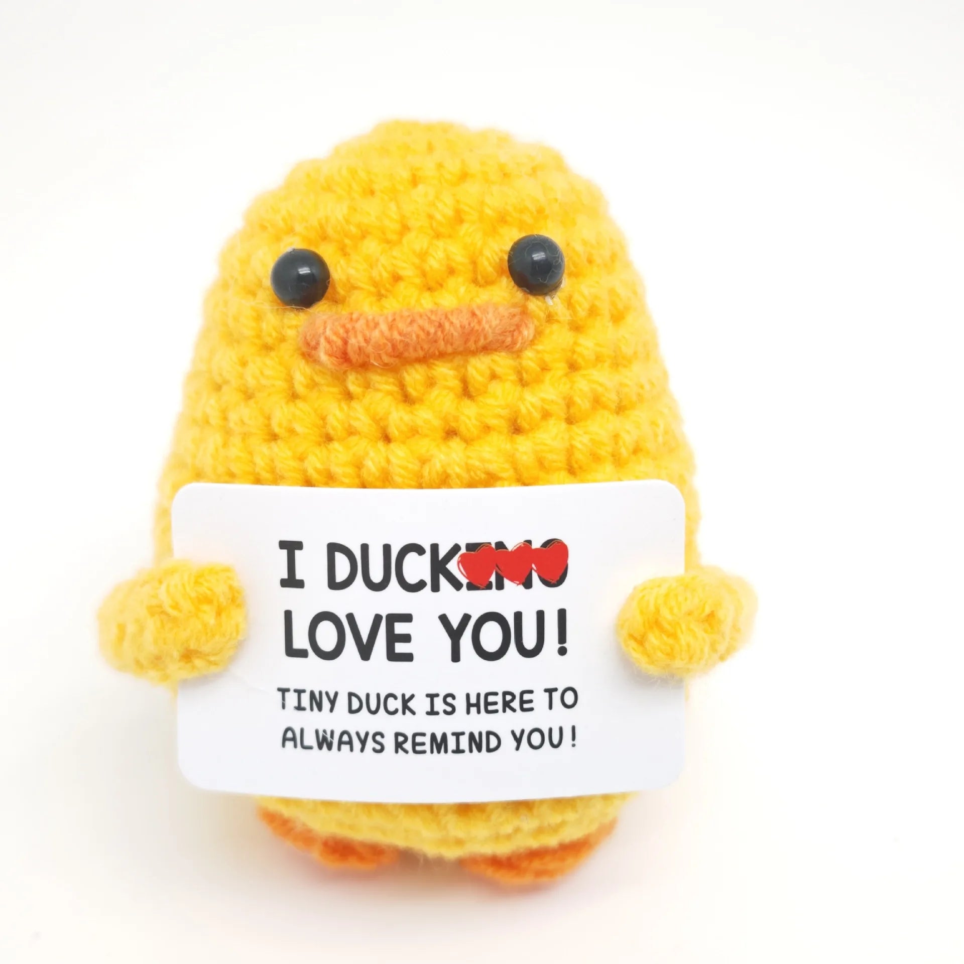 Graduation Duck Plush Gift - Inspirational Crochet Doll with Cap