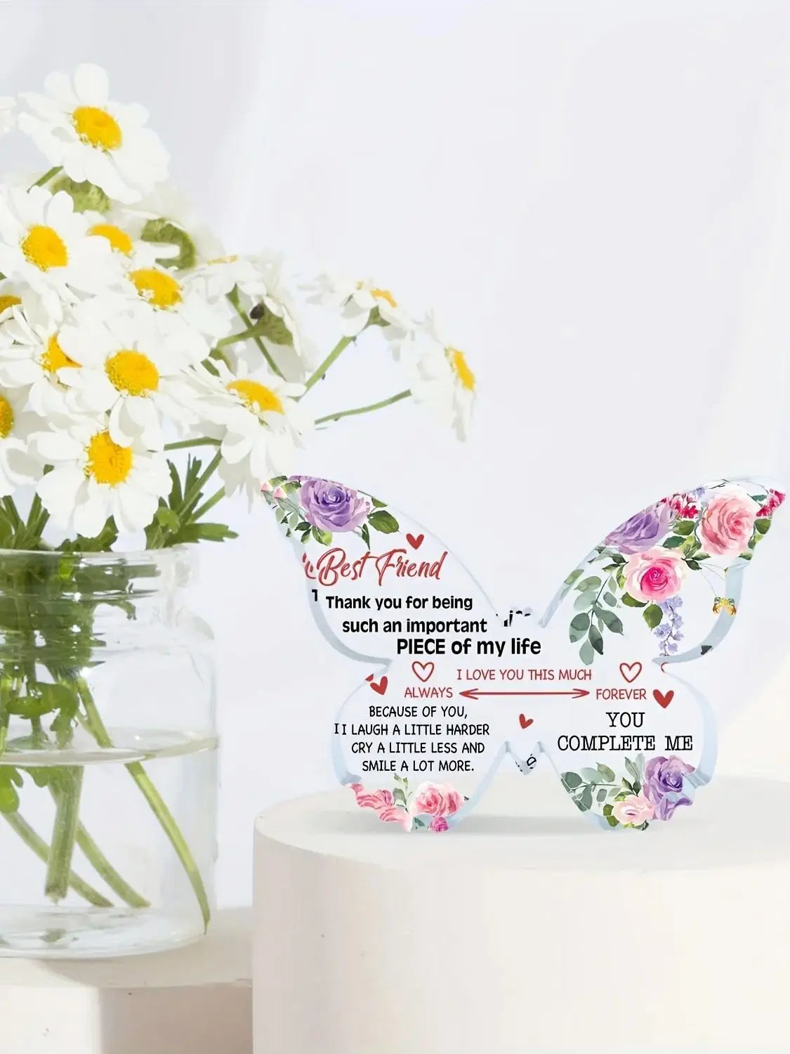 Friendship Gift plaque for Him or Her - Birthday & Christmas Present