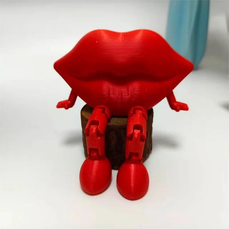 3D Printed Rose Figurine Gift - Valentine's Day Romantic Desk Decor