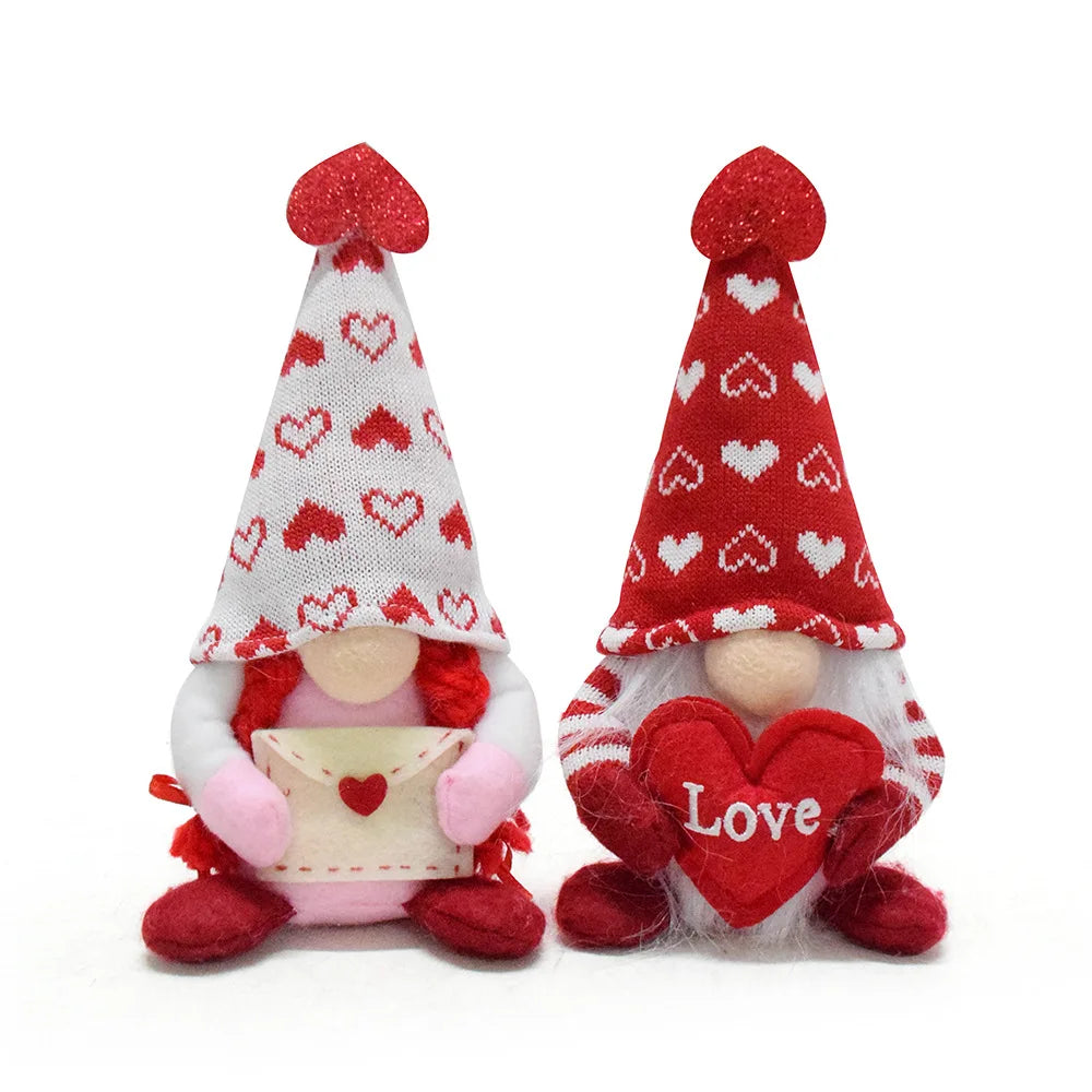 Romantic Figurine Decor - Christmas & Valentine's Day Ornament