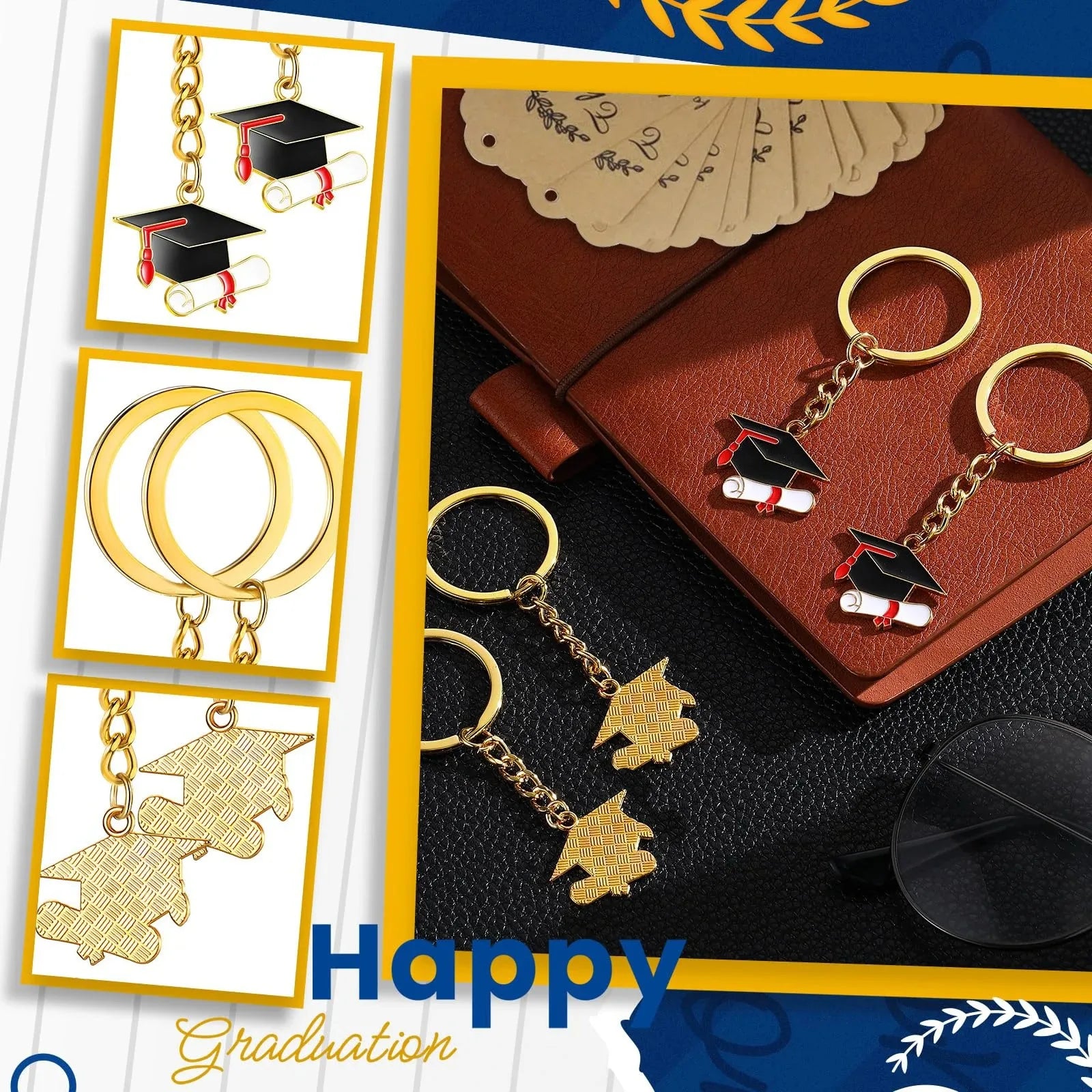 Graduation Inspirational Keychain Set - Graduation Gifts