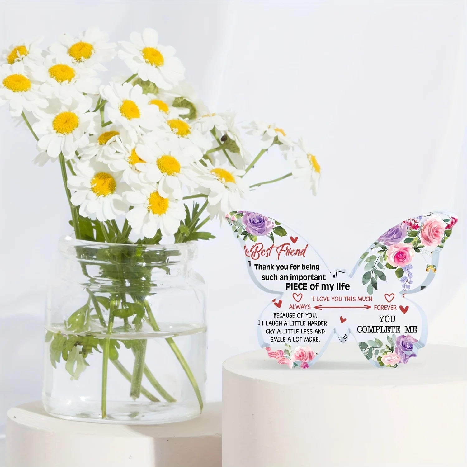 Friendship Gift plaque for Him or Her - Birthday & Christmas Present