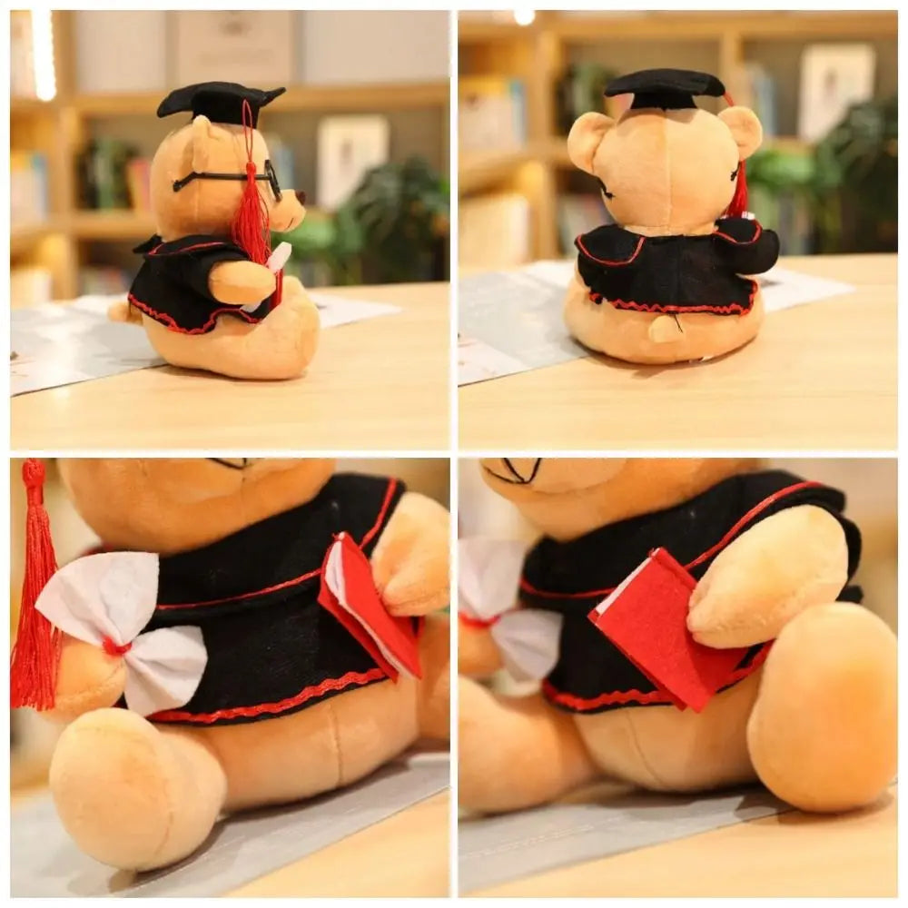Graduation Gift - Doctor Bear Plush Toy with Glasses & Cap