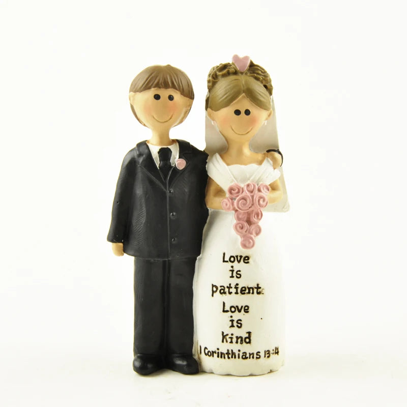 My First Communion Love Gift Home Decoration Accessories Wedding Gift Roses Bridegroom Bride Valentines Day Gift Lovers Figurine