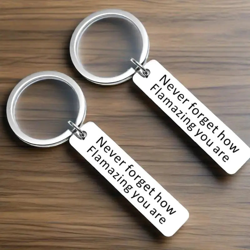 Personalized Keychain - Custom Engraved Name Initials
