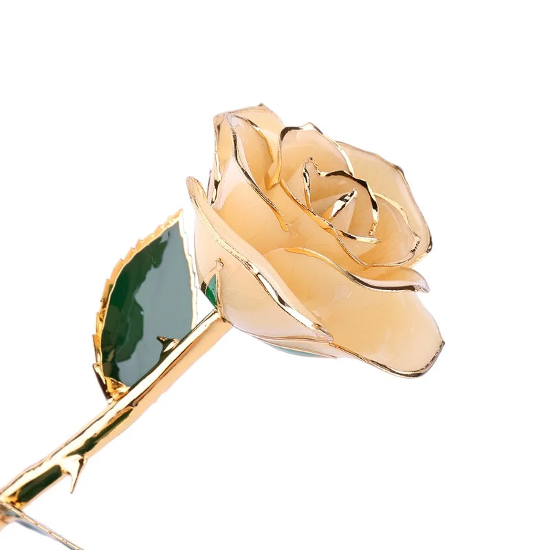 24K Gold Plated Rose - Eternal Valentine's Day Anniversary Gift