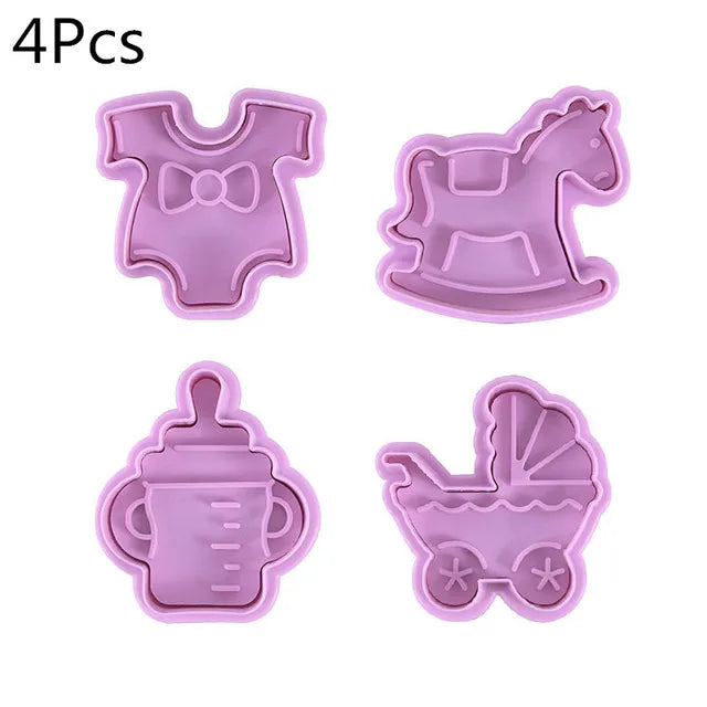 Easter Cookie Cutter Set - Bunny, Egg & Chick Molds for Spring Baking