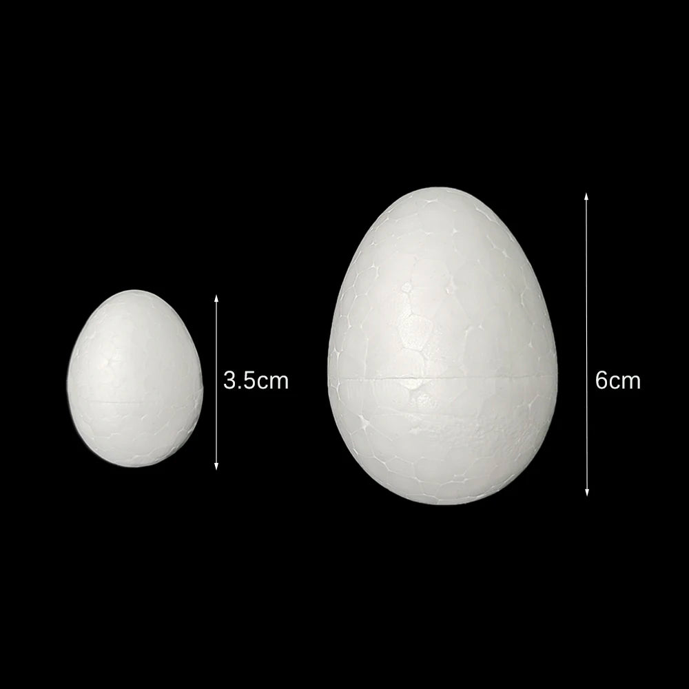 DIY Plastic Easter Eggs for Painting - White Craft Eggs for Kids Easter Activities