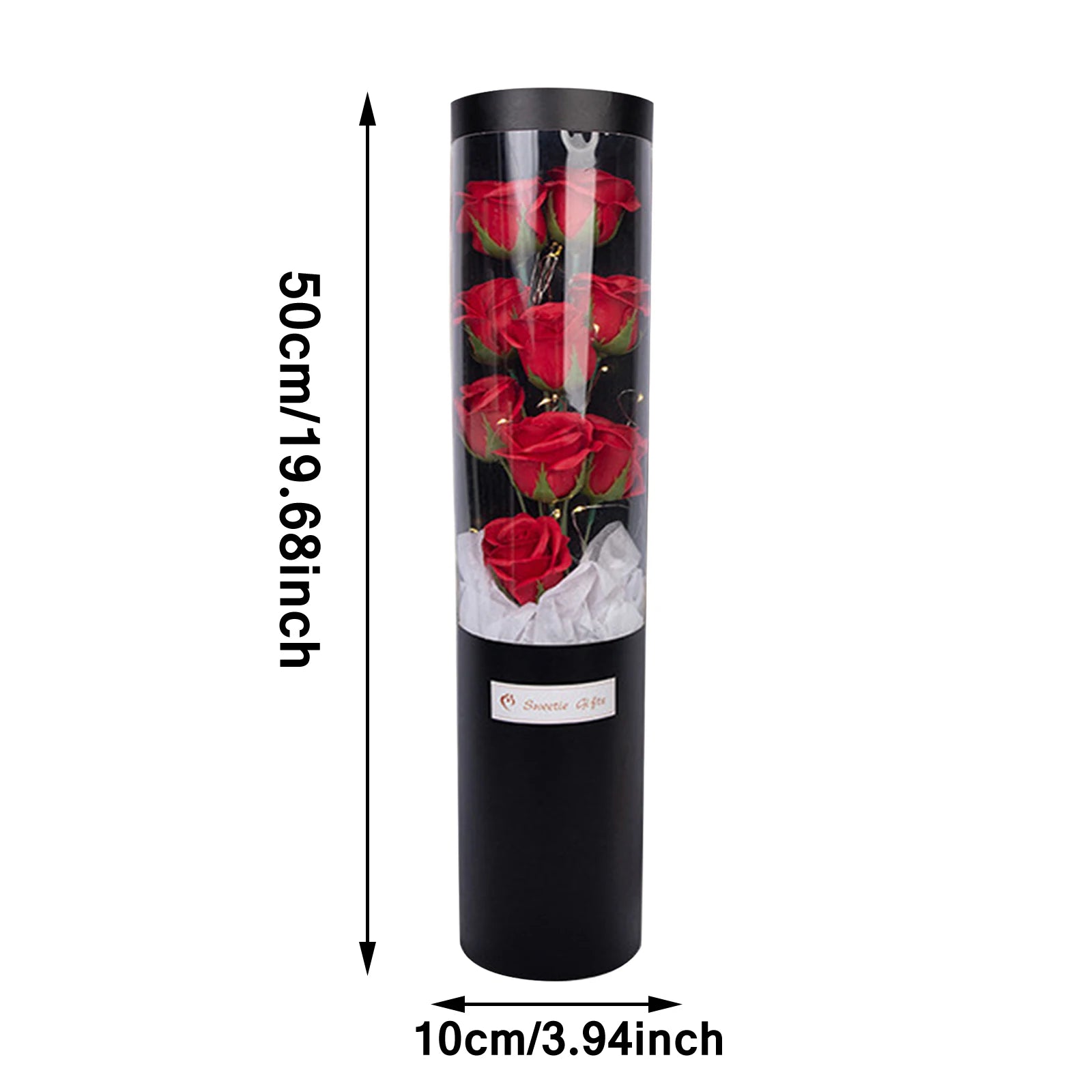 Charming Rose Bouquet Soap Flower Gift Box Perfect Gift for Valentine's Day Wedding & Engagement Unique Home Decor Accents