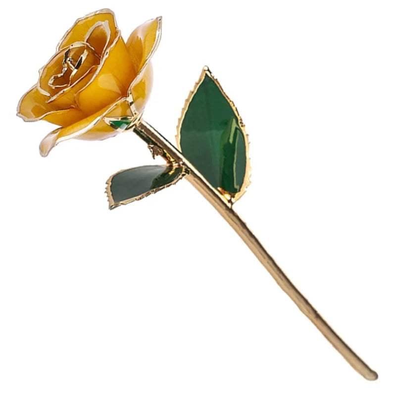 24K Gold Plated Rose - Eternal Valentine's Day Anniversary Gift