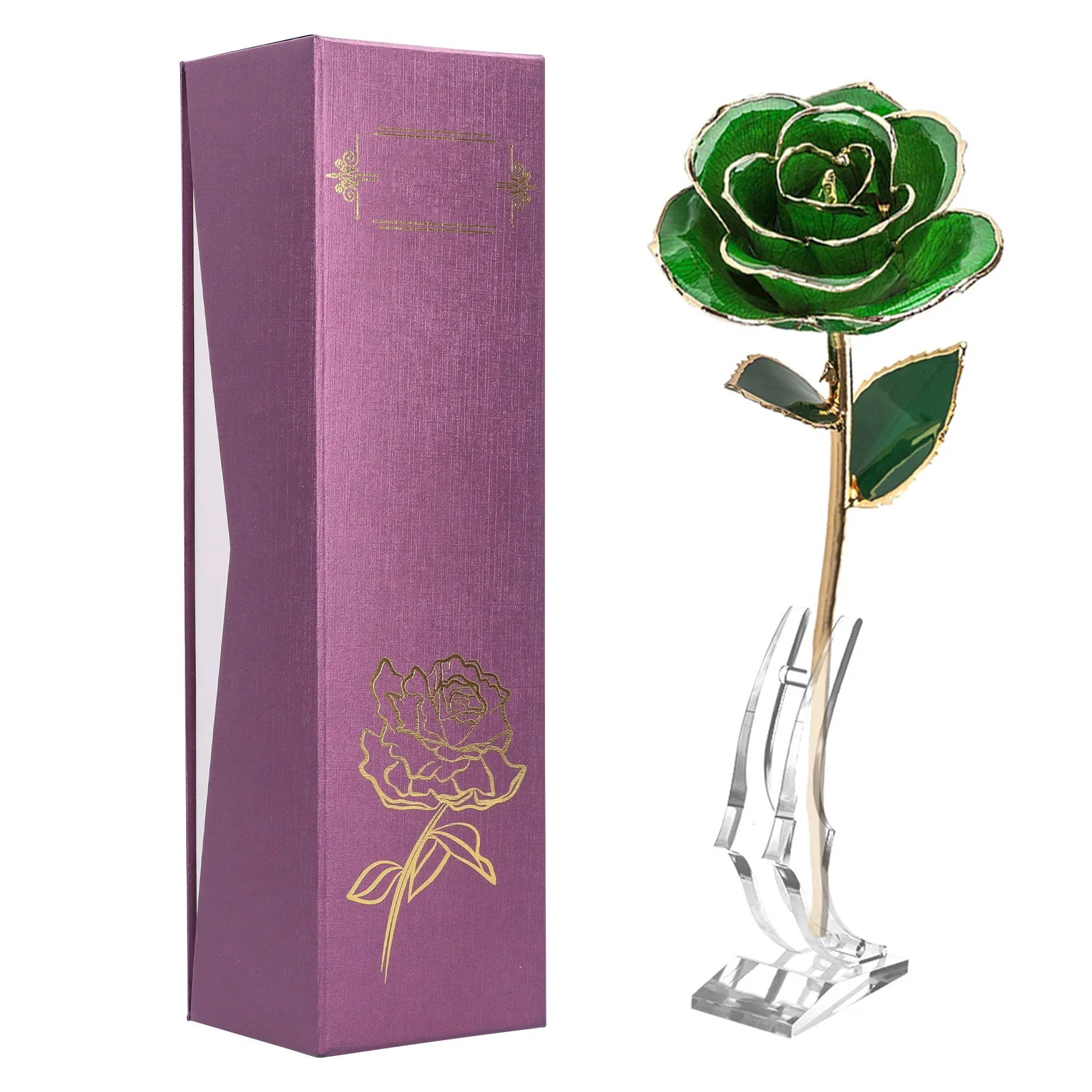 24K Gold Plated Rose - Eternal Valentine's Day Anniversary Gift