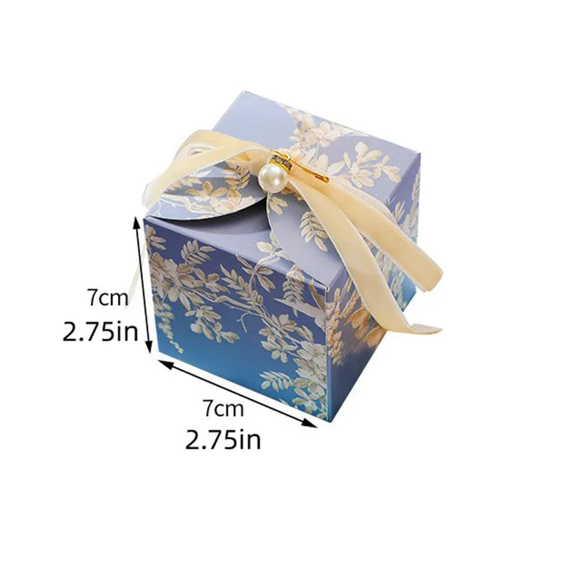 Small Gift Boxes 50 Pack Wedding Favor Party Boxes 7x7x7cm