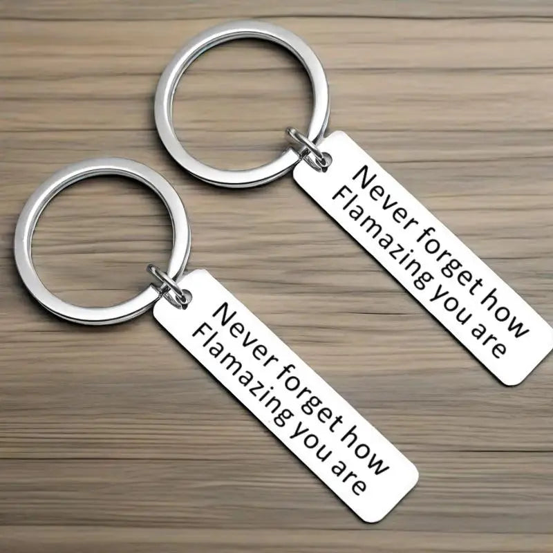 Personalized Keychain - Custom Engraved Name Initials