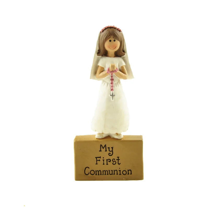 My First Communion Love Gift Home Decoration Accessories Wedding Gift Roses Bridegroom Bride Valentines Day Gift Lovers Figurine