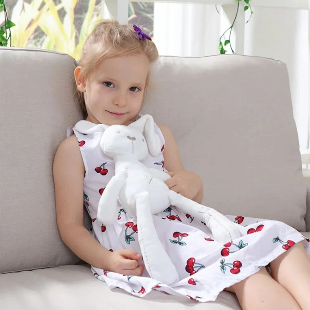 Cute Bunny Plush Toy - Soft Cuddly Rabbit Doll for Baby & Kids