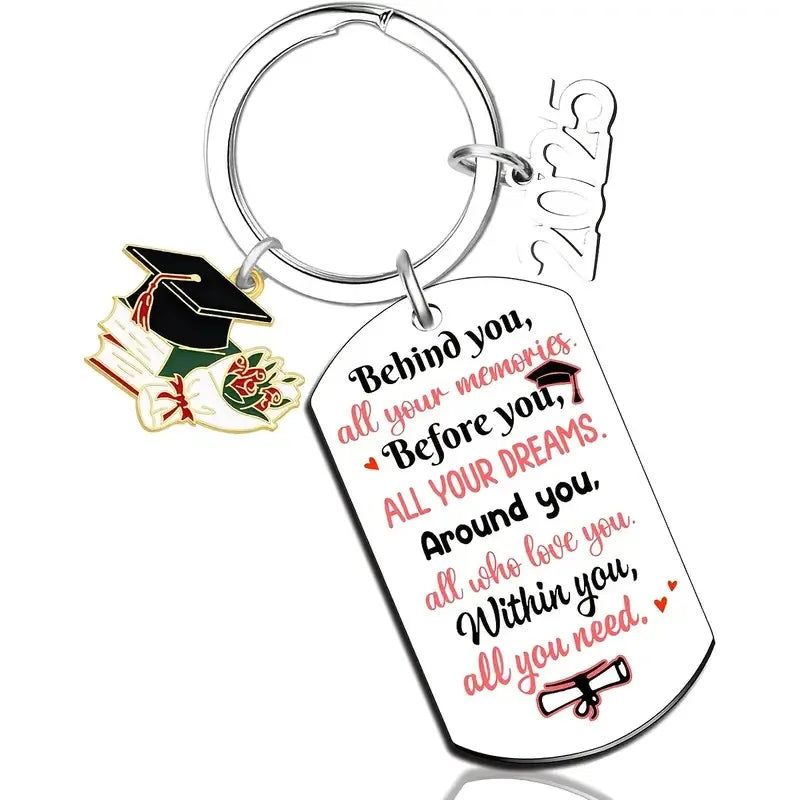 2025 Graduation Gifts for Her Callege Graduation Gifts for Women Class of 2025 Keychain High School Graduate Gift for Her