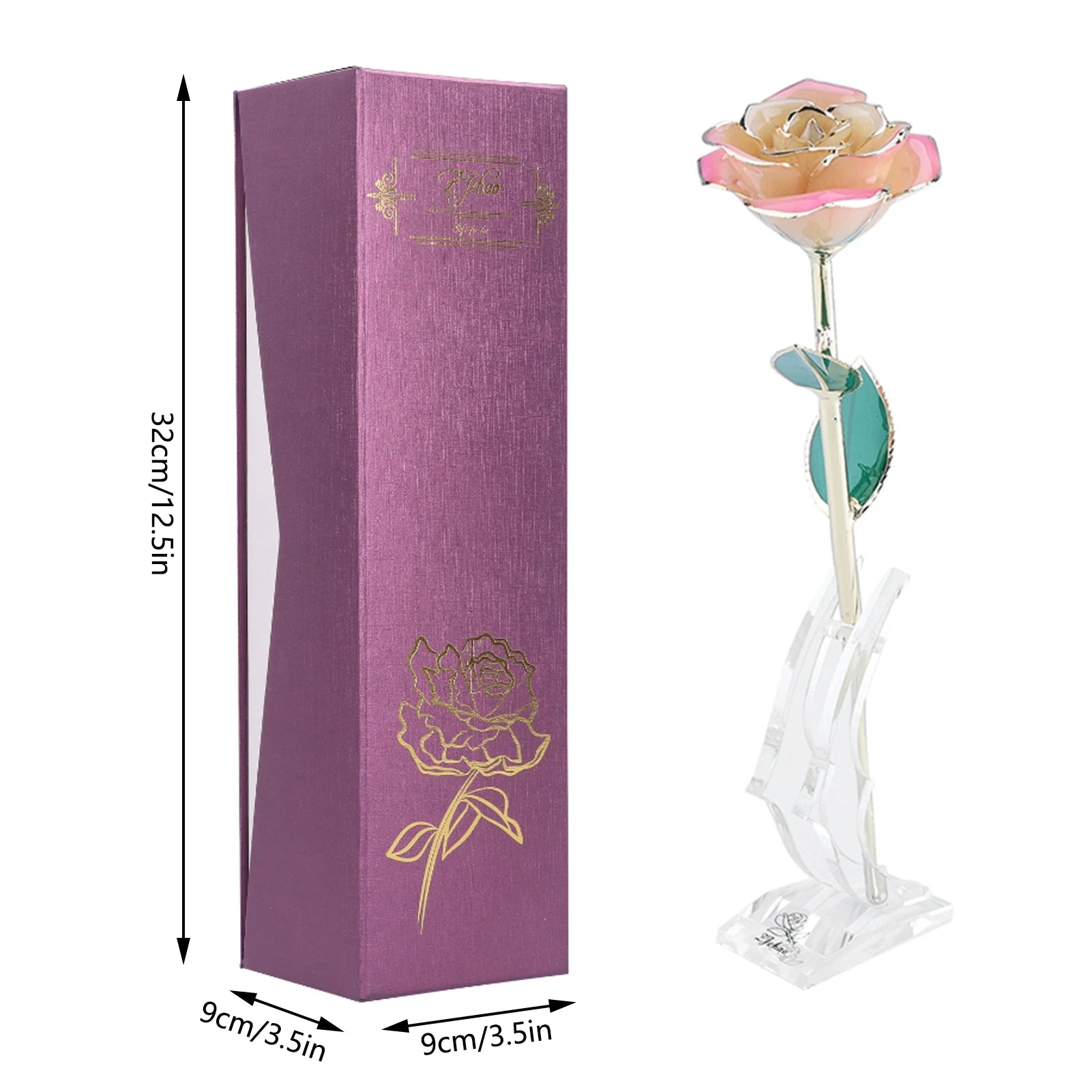 24K Gold Plated Rose - Eternal Valentine's Day Anniversary Gift