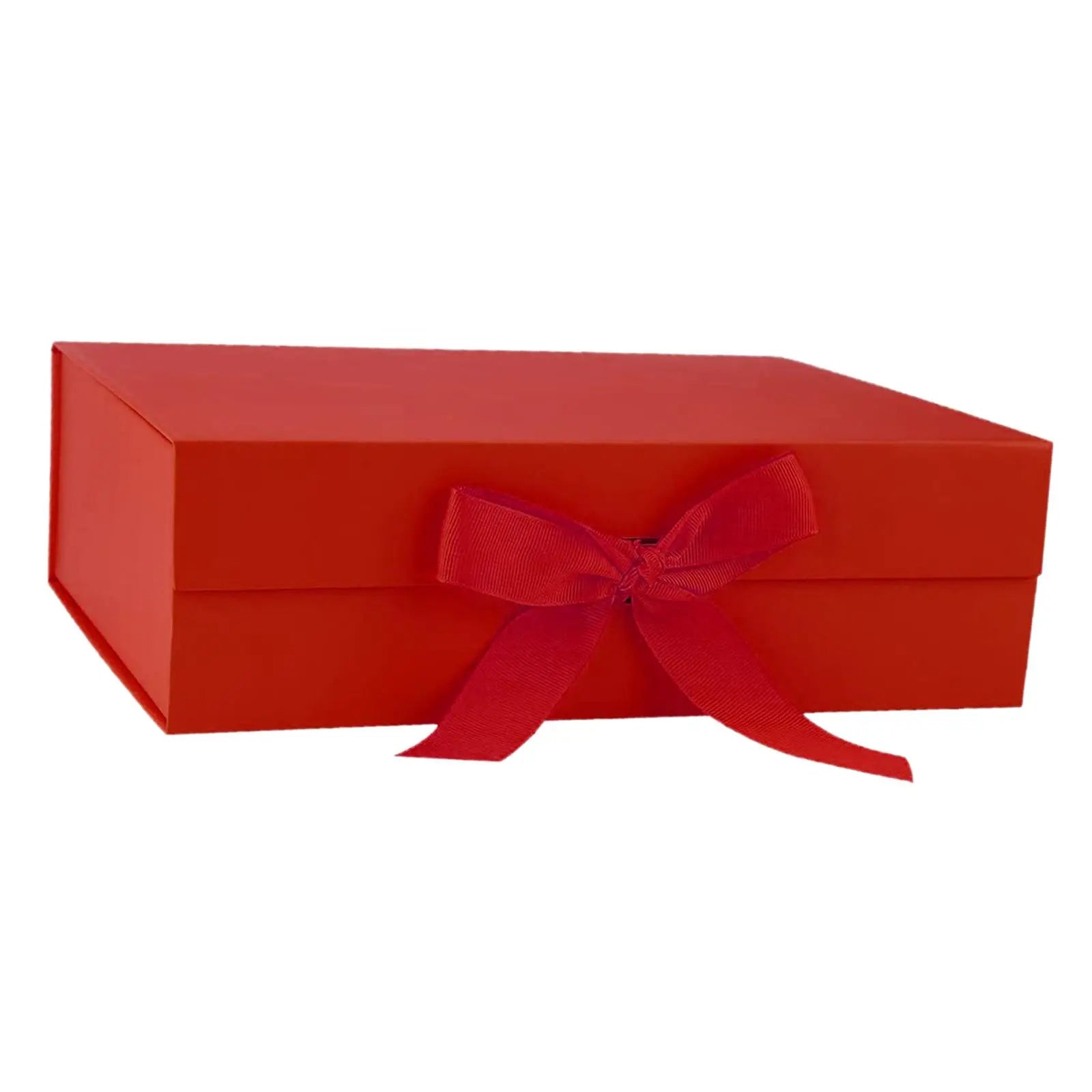 Gift Box with Ribbon - Large Reusable Box for Weddings & Special Occasions