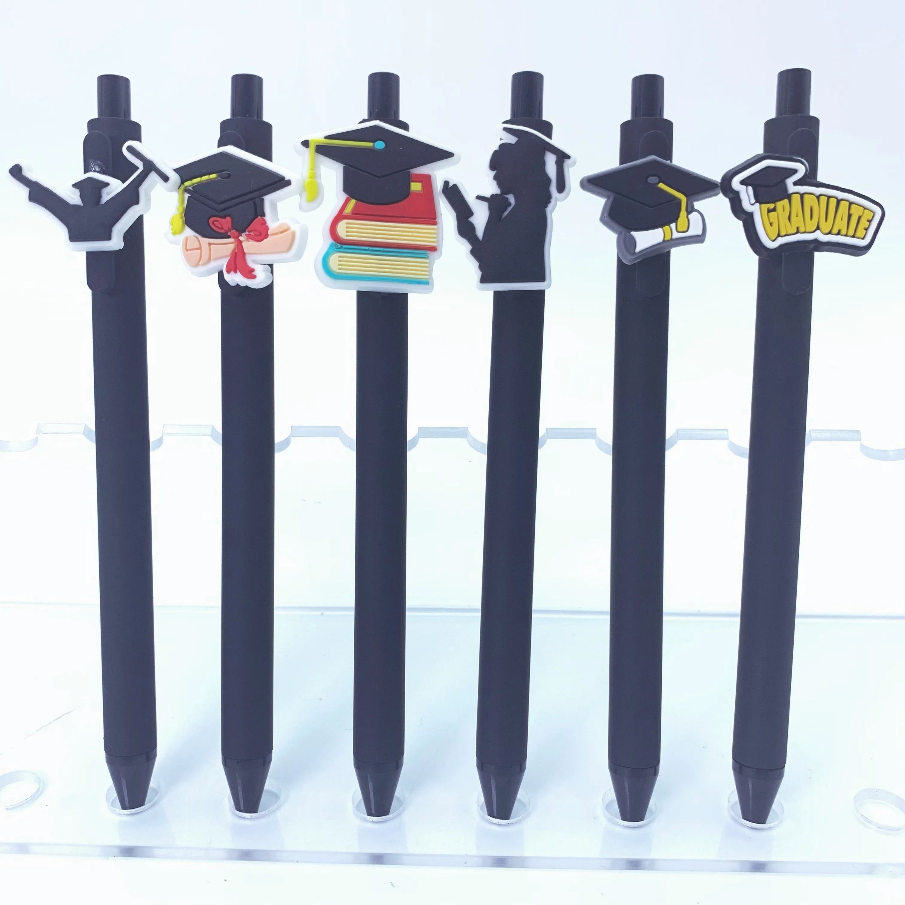 Happy Graduation Pens - Party Favor Goodie Bag Gifts (6 Pack)