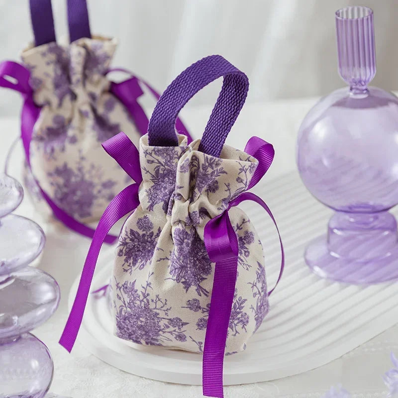 Wedding Favor Bags Drawstring Candy Gift Bags for Parties