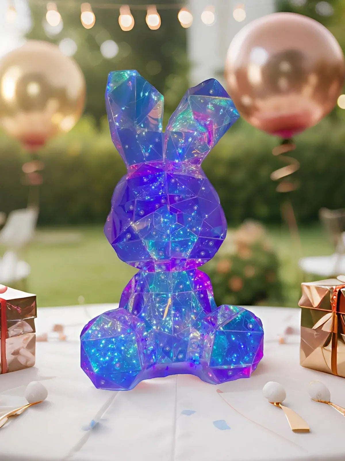 A Pack of Valentine's Day Birthday Confession Gifts, Cute Glowing Bunny Creative Gifts, Colorful Rabbit