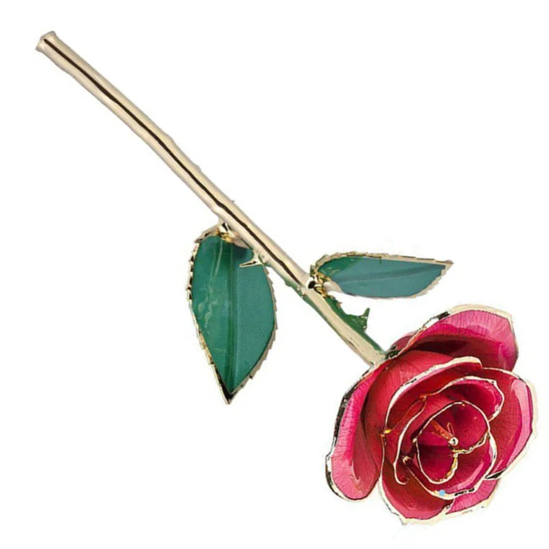 24K Gold Plated Rose - Eternal Valentine's Day Anniversary Gift