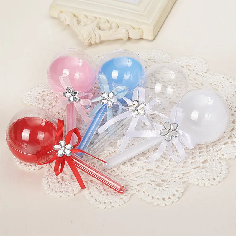 Wedding Gift Boxes for Guests, Plastic Candy Box, Cute Lollipop Shape, Candy Boxes, Party Favors, Candy Holders, Gift Boxes, 24P