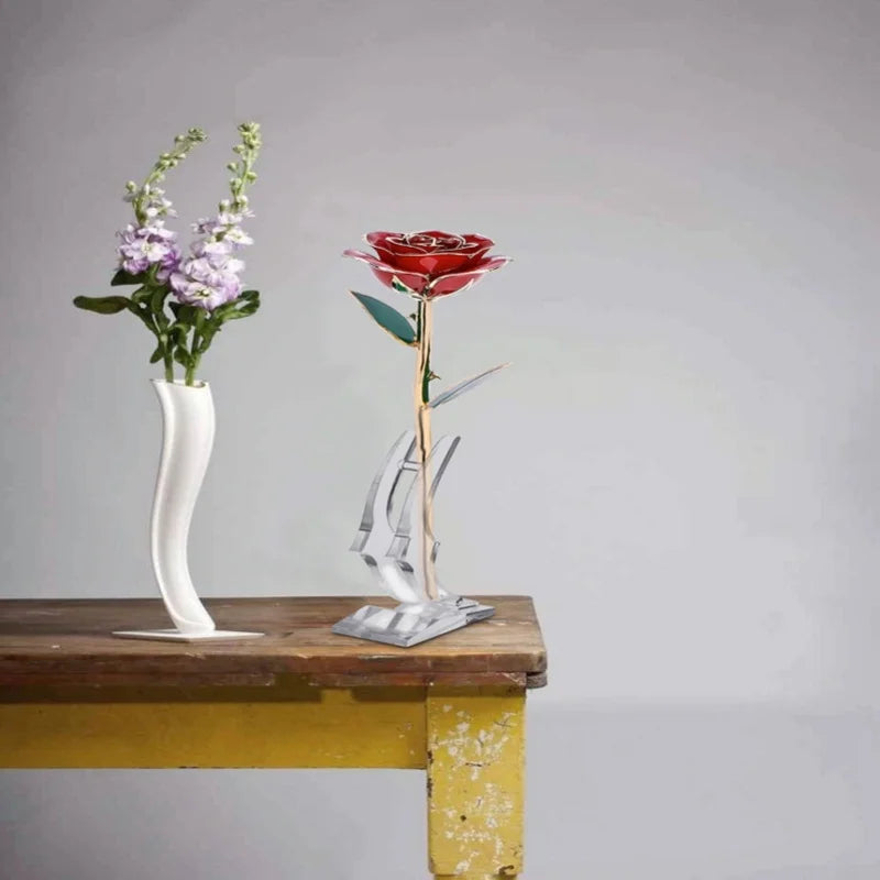 24K Gold Plated Rose - Eternal Valentine's Day Anniversary Gift