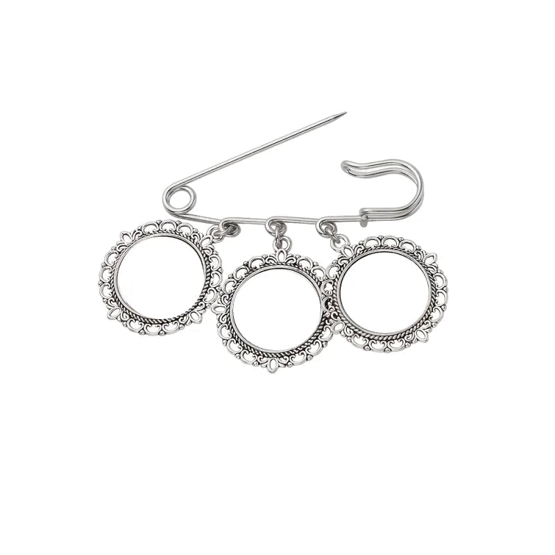 Personalised custom round/oval wedding dress accessories bouquet pendant wedding memorial decorations