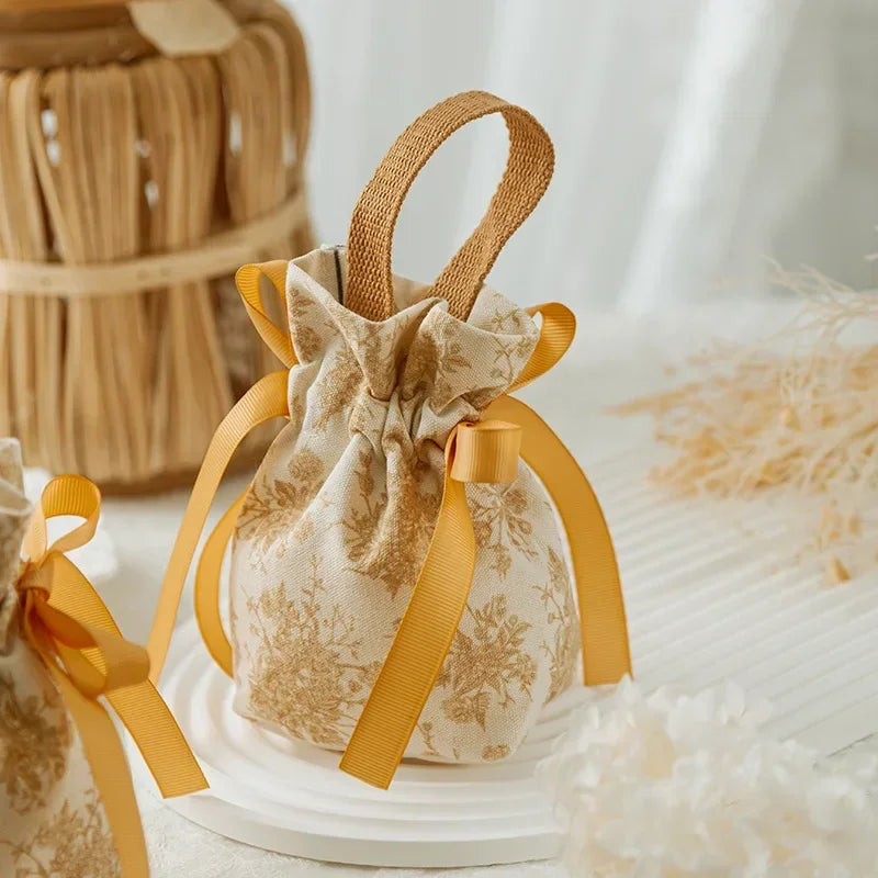 Wedding Favor Bags Drawstring Candy Gift Bags for Parties