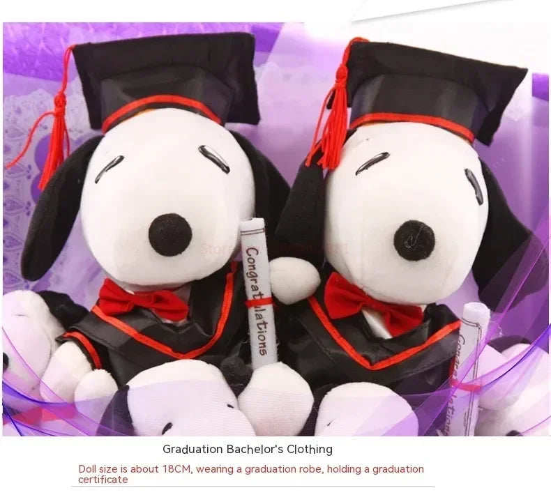 Plush Puppies Bouquet Gift - Graduation, Birthday & Mother's Day