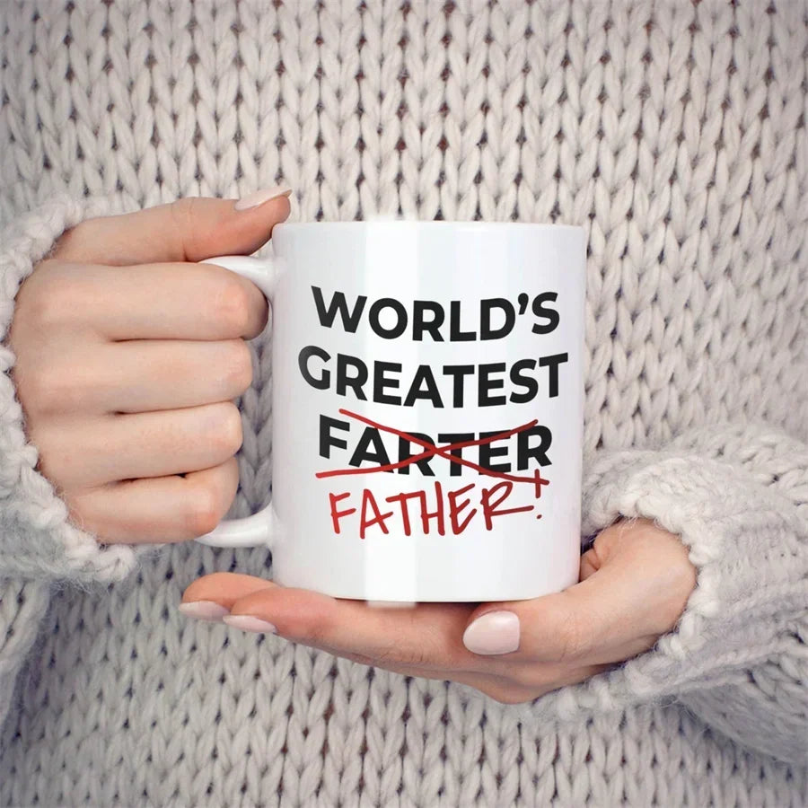 Best Farter Ever 11oz/325ml Mug – Funny Father's Day Gift from Kids