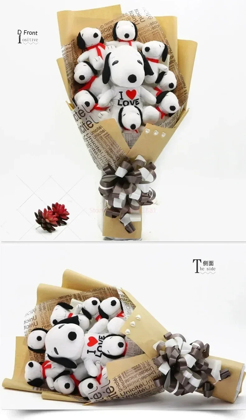 Plush Puppies Bouquet Gift - Graduation, Birthday & Mother's Day