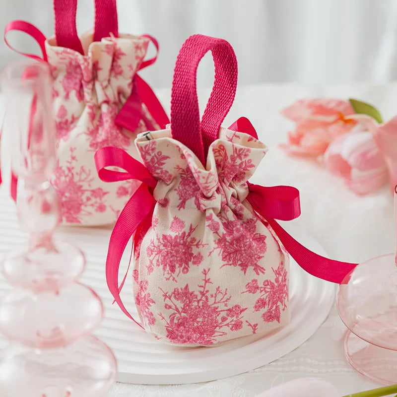 Wedding Favor Bags Drawstring Candy Gift Bags for Parties