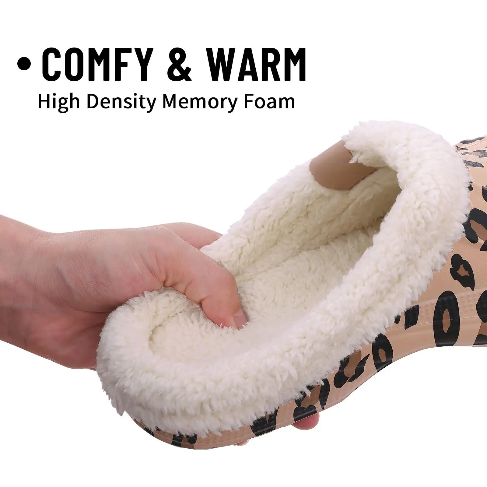 Men's Waterproof Fur Slippers – Warm Non-Slip Winter Shoes