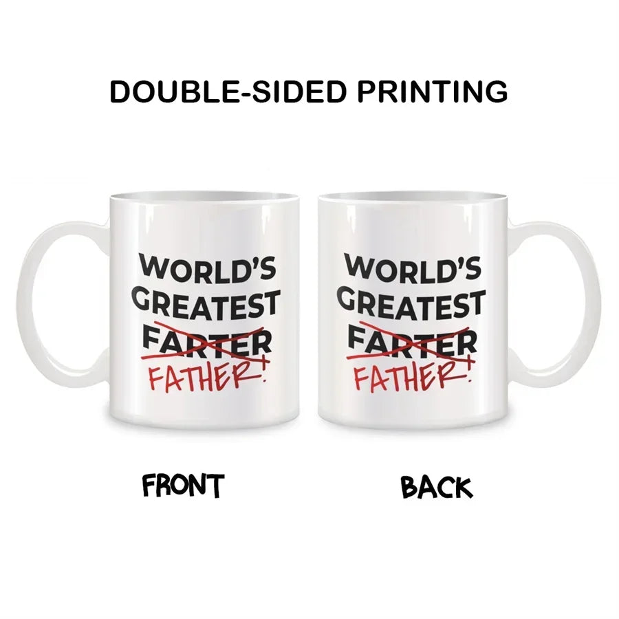 Best Farter Ever 11oz/325ml Mug – Funny Father's Day Gift from Kids