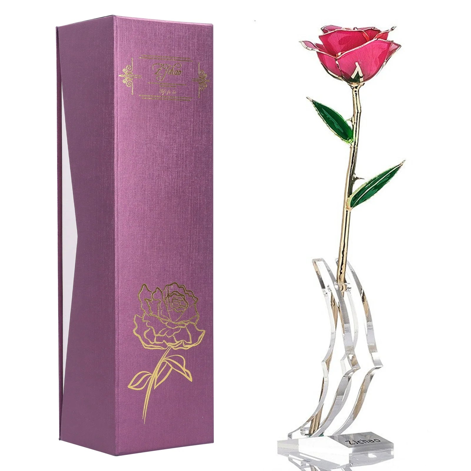 24K Gold Plated Rose - Eternal Valentine's Day Anniversary Gift