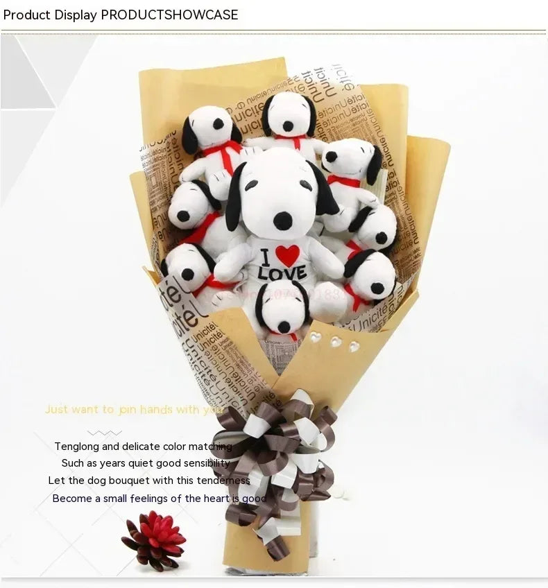 Plush Puppies Bouquet Gift - Graduation, Birthday & Mother's Day