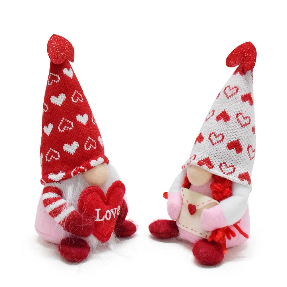 Romantic Figurine Decor - Christmas & Valentine's Day Ornament