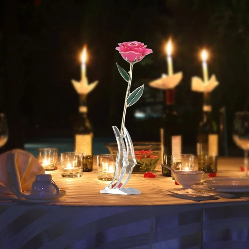 24K Gold Plated Rose - Eternal Valentine's Day Anniversary Gift