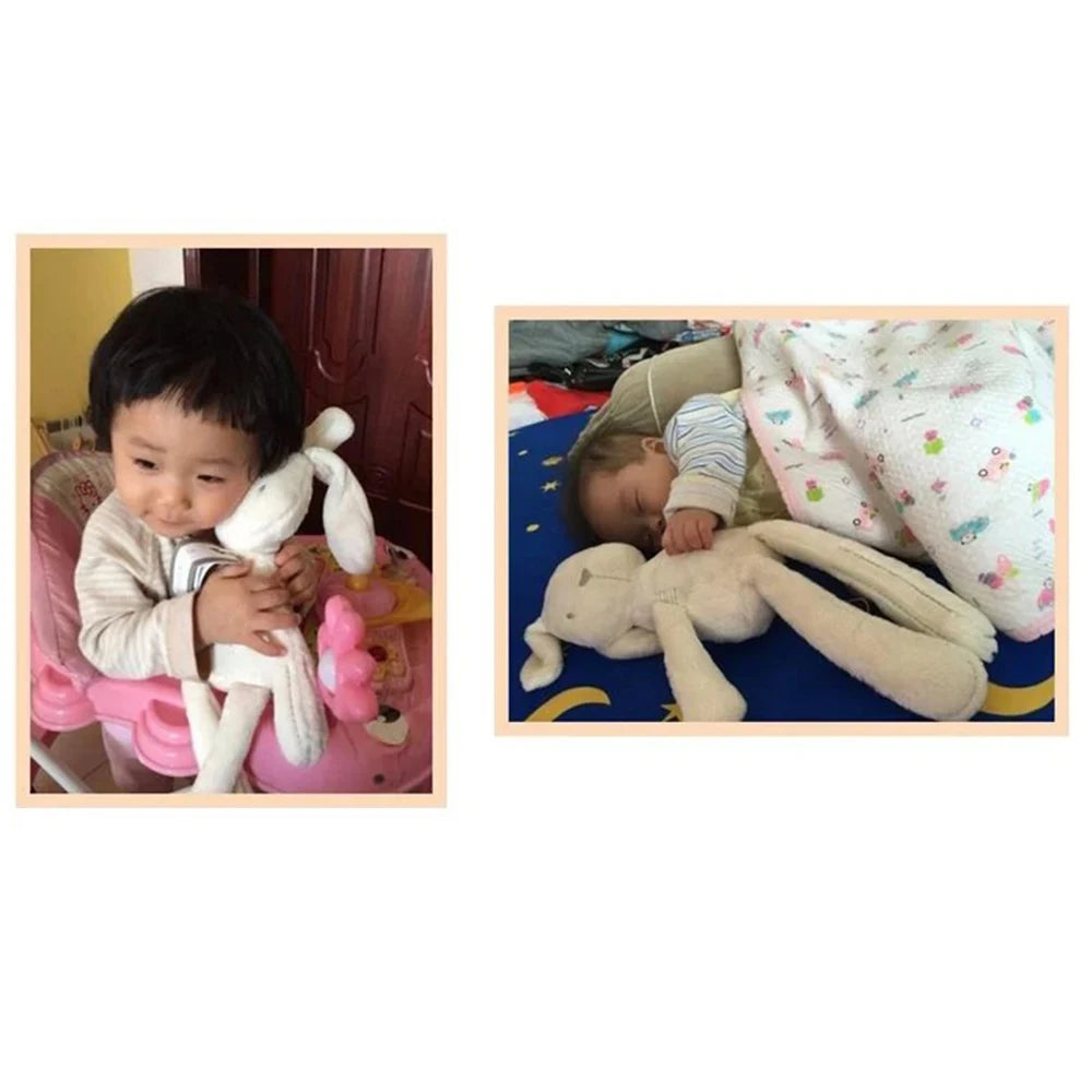 Cute Bunny Plush Toy - Soft Cuddly Rabbit Doll for Baby & Kids