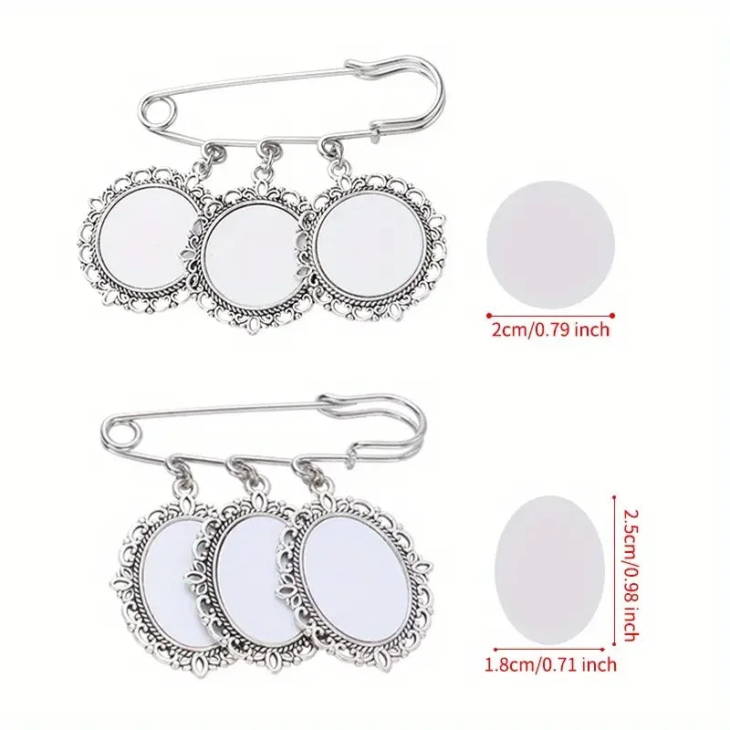 Personalised custom round/oval wedding dress accessories bouquet pendant wedding memorial decorations