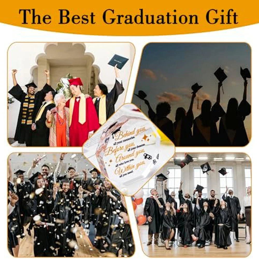 Graduation Gift Plaque for Him or Her 2026 - Inspiring Desktop Decoration