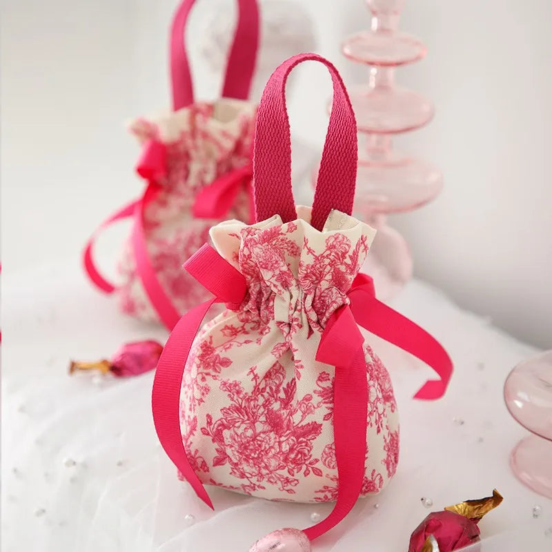Wedding Favor Bags Drawstring Candy Gift Bags for Parties