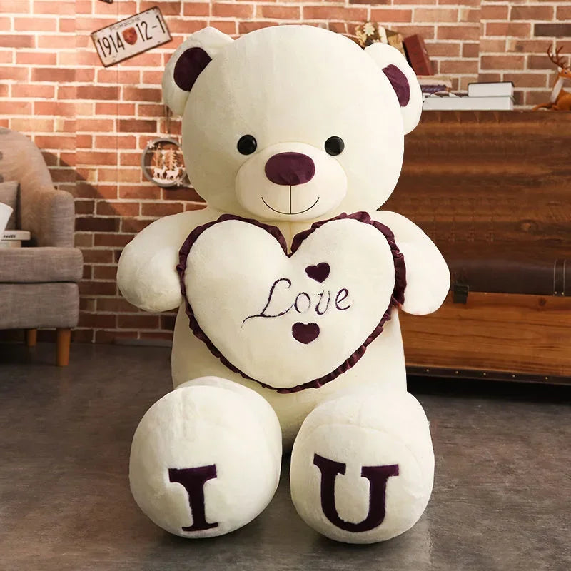 Giant Teddy Bear with LOVE - Valentine's Day & Birthday Gift