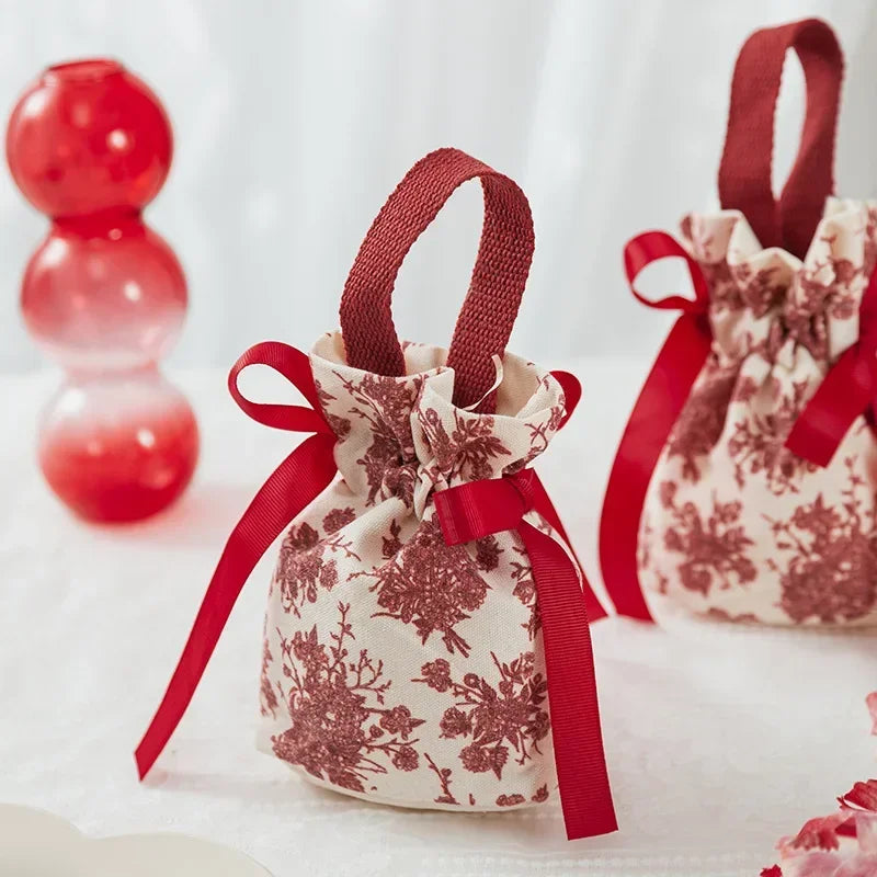 Wedding Favor Bags Drawstring Candy Gift Bags for Parties